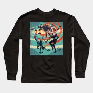 Fugitives from Planet C.A.T.!!! Long Sleeve T-Shirt